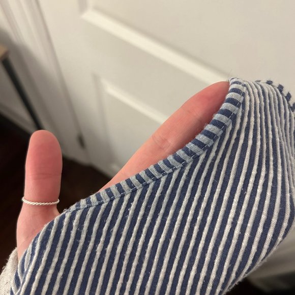 Caution to the Wind Women's Nautical Striped Jumpsuit size Large - Picture 5 of 13